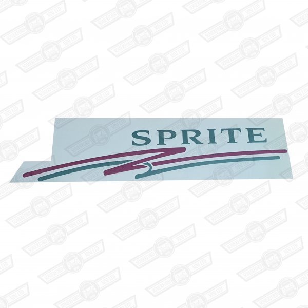 DECAL-BODYSIDE-R.H.-'SPRITE' MAUVE AND GREEN-'92-'95