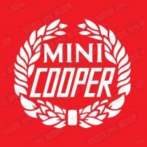 DECAL-BODYSIDE & BOOTLID-COOPER LAUREL-WHITE DIAMOND