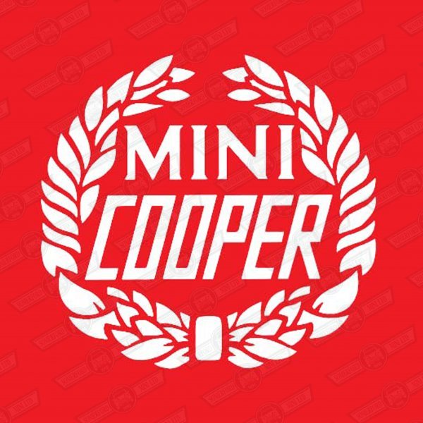 DECAL-BODYSIDE & BOOTLID-COOPER LAUREL-WHITE DIAMOND