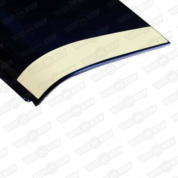 BONNET STRIPES-PAIR-OLD ENGLISH WHITE