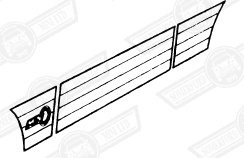 STRIPE KIT-CAR SET-BLACK & SILVER- MINI SPECIAL-SILVER CARS
