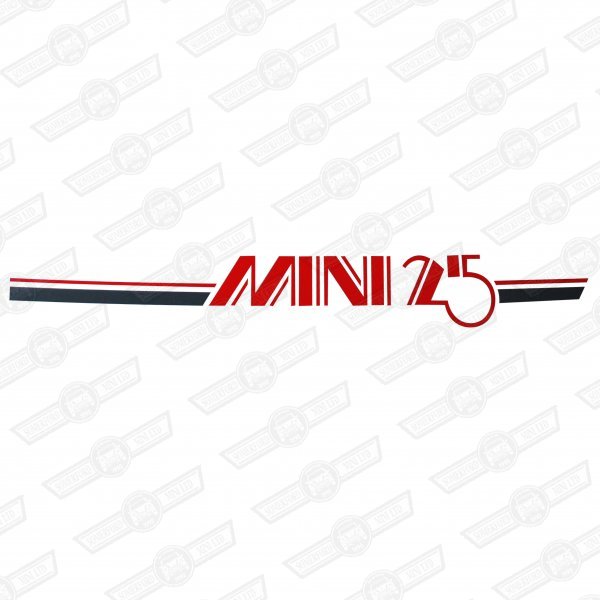 DECAL KIT-CAR SET-MINI 25