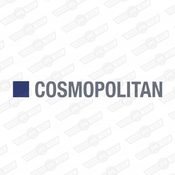 DECAL-BODY SIDE-'COSMOPOLITAN'