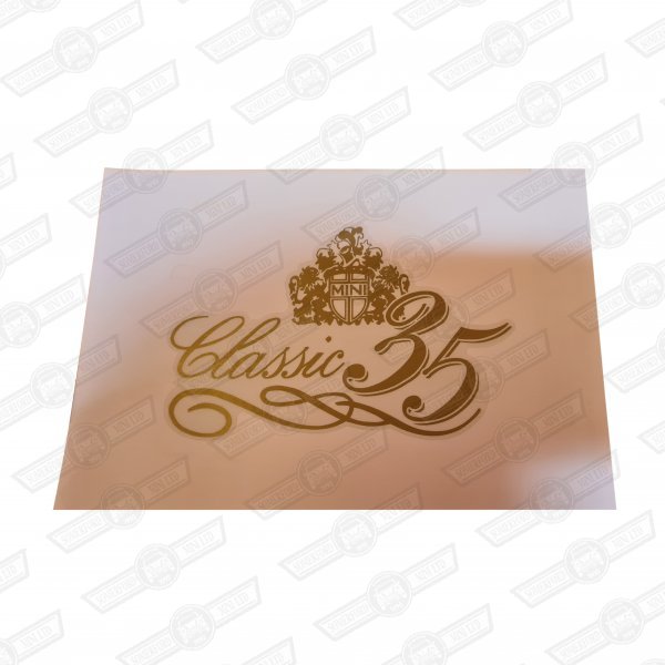 DECAL-BODYSIDE-'CLASSIC 35'- EXPORT MODELS
