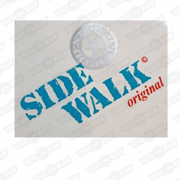 DECAL-BOOTLID-'SIDEWALK'