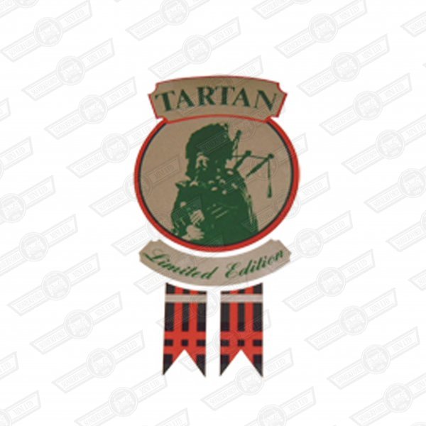 DECAL-BOOTLID-'TARTAN'