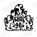 DECAL-BODYSIDE-'MINI 40'-GOLD