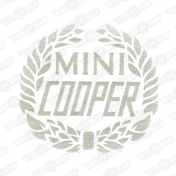 DECAL-BODYSIDE & BOOTLID-COOPER LAUREL- SILVER
