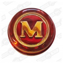 BADGE-HORN PUSH-MORRIS LOGO