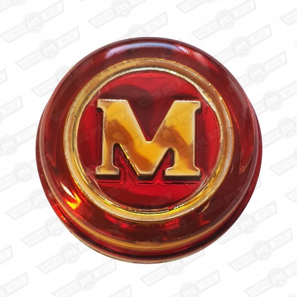 BADGE-HORN PUSH-MORRIS LOGO