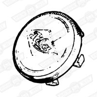 BADGE ASSY.-STEERING WHEEL-MK2 RILEY