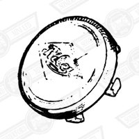 BADGE ASSY.-STEERING WHEEL-MK2 RILEY