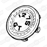 BADGE-STEERING WHEEL CENTRE-'1275GT'-'69-'77