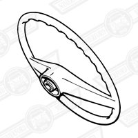 STEERING WHEEL-2 SPOKE-CITY,VAN & PICKUP-'82-'85