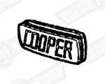 BADGE-STEERING WHEEL PAD-'COOPER'