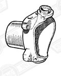 HUB-SWIVEL DRUM BRAKES-RH
