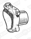 HUB-SWIVEL DRUM BRAKES-LH