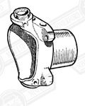HUB-SWIVEL DRUM BRAKES-LH