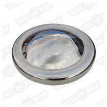 HUB CAP-CHROME, FITS 10'' WHEEL CENTRE
