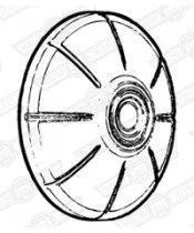 HUB CAP-10'' STEEL WHEELS- CLUBMAN