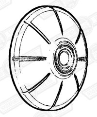 HUB CAP-10'' STEEL WHEELS- CLUBMAN
