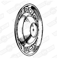 HUB CAP-FULL -ACCEPTS RILEY MEDALLION-MK2 & 3 ELF