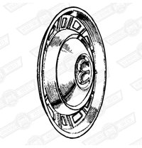 HUB CAP-FULL WITH 'W' MOTIF-HORNET MK2 & 3
