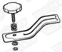 CLAMP ASSY.-SPARE WHEEL-VAN & PICKUP-'60-'76