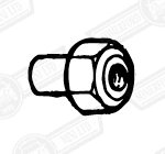 NUT-WHEEL FOR PLASTIC HUB CAPS-12'' STEEL WHEELS