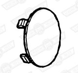 CAP-WHEEL CENTRE-BRIGHT SILVER-8 SPOKE ALLOYS'89-'94