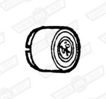 CAP-WHEEL CENTRE-BLACK-LAMM CABRIOLET