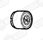 CAP-WHEEL CENTRE-BLACK-LAMM CABRIOLET