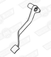 BRAKE PEDAL-SALOON '59-'75 & COOPER PRE '62 LHD