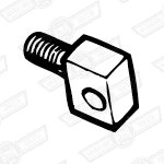 PEDAL STOP-C/W BRAKE SWITCH HOUSING-DUAL LINE'59-'80