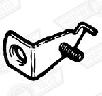 BRACKET-BRAKE LIGHT SWITCH-'80-'94-CARB.CARS (LHD>'88)