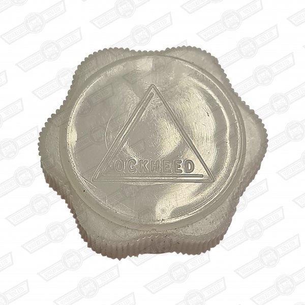 CAP-PLASTIC-TIN TANK MASTER CYLINDERS-'63 ON