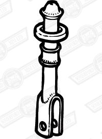 PUSH ROD-FOR CLUTCH & 0.75'' BRAKE MASTER CYLINDERS