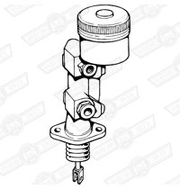 MASTER CYLINDER-DUAL-DIAGONAL SPLIT-'74-'75