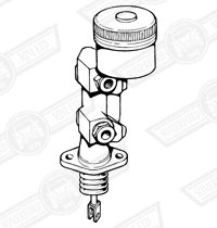 MASTER CYLINDER-DUAL-DIAGONAL SPLIT-'74-'75