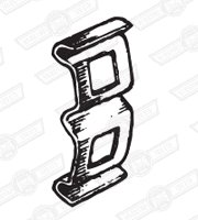 SPRING-BRAKE PAD RETAINING-997 COOPER '61-'63