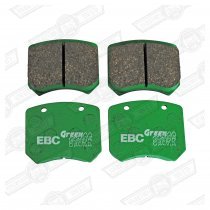 BRAKE PAD SET-EBC GREEN STUFF-'S' & GT-7.5'' DISCS