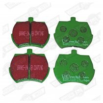 BRAKE PAD SET-EBC GREEN STUFF-FAST ROAD-8.4'' DISCS