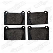 BRAKE PAD SET-STD.-METRO-4 POT VENTED CALIPERS MINTEX