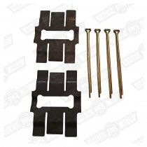 FITTING KIT-BRAKE PADS-METRO 4 POT VENTED