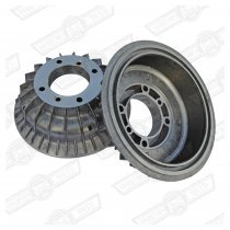 MINIFIN REAR BRAKE DRUMS-SPACED, PAIR
