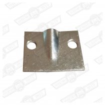PLATE-HANDBRAKE CABLE GUIDE THROUGH FLOOR