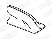 GAITER-HANDBRAKE LEVER-BLACK