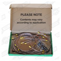 BRAKE PIPE KIT-SALOON-INTEGRAL SERVO-'88 ON-LHD