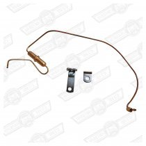 VACUUM PIPE WITH FUEL TRAP-METAL (cut to fit)