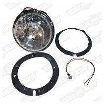 HEADLAMP ASSY.-PREFOCUS-3 ADJUSTERS WITH SIDELIGHT-RHD